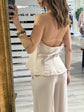 Coordinato top halter + pantalone gamba dritta Susy Mix - GiuGiò | Shop online