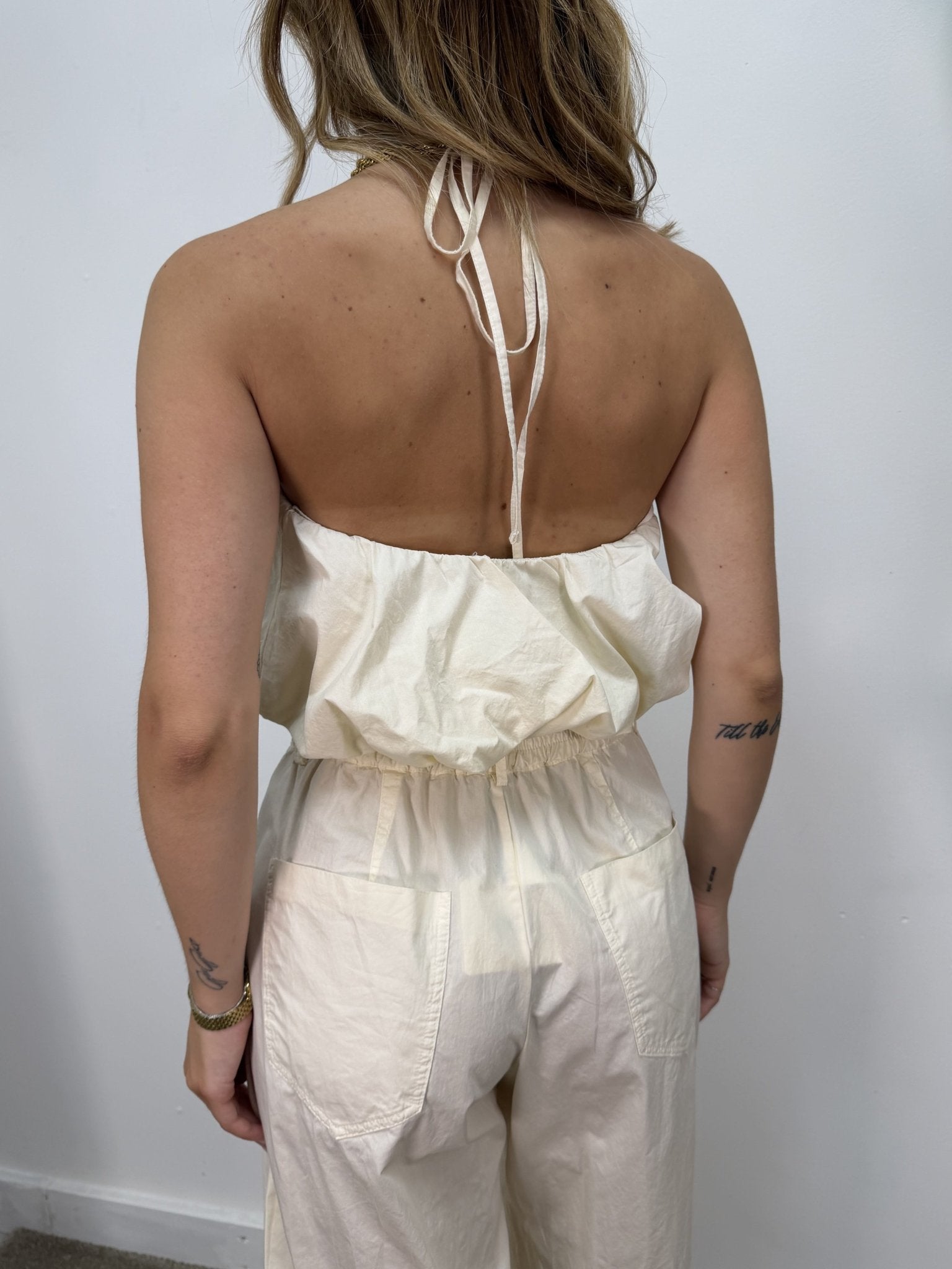 Crop-top scollo America a palloncino MyD - GiuGiò | Shop online