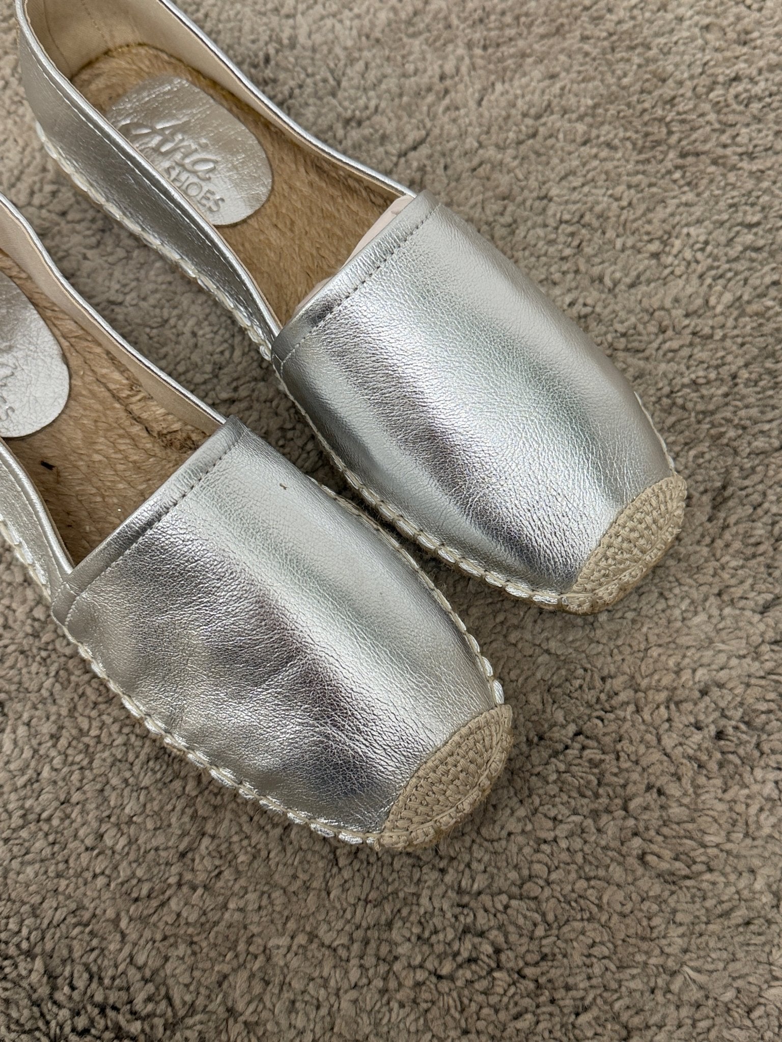 Espadrillas in pelle laminata Aria - GiuGiò | Shop online