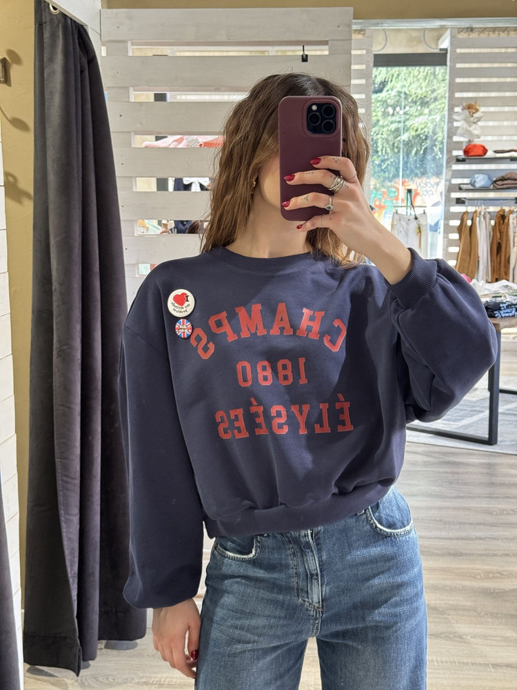 Felpa con stampa e spille Dixie - GiuGiò | Shop online