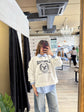 Felpa girocollo con stampa Susy Mix - GiuGiò | Shop online