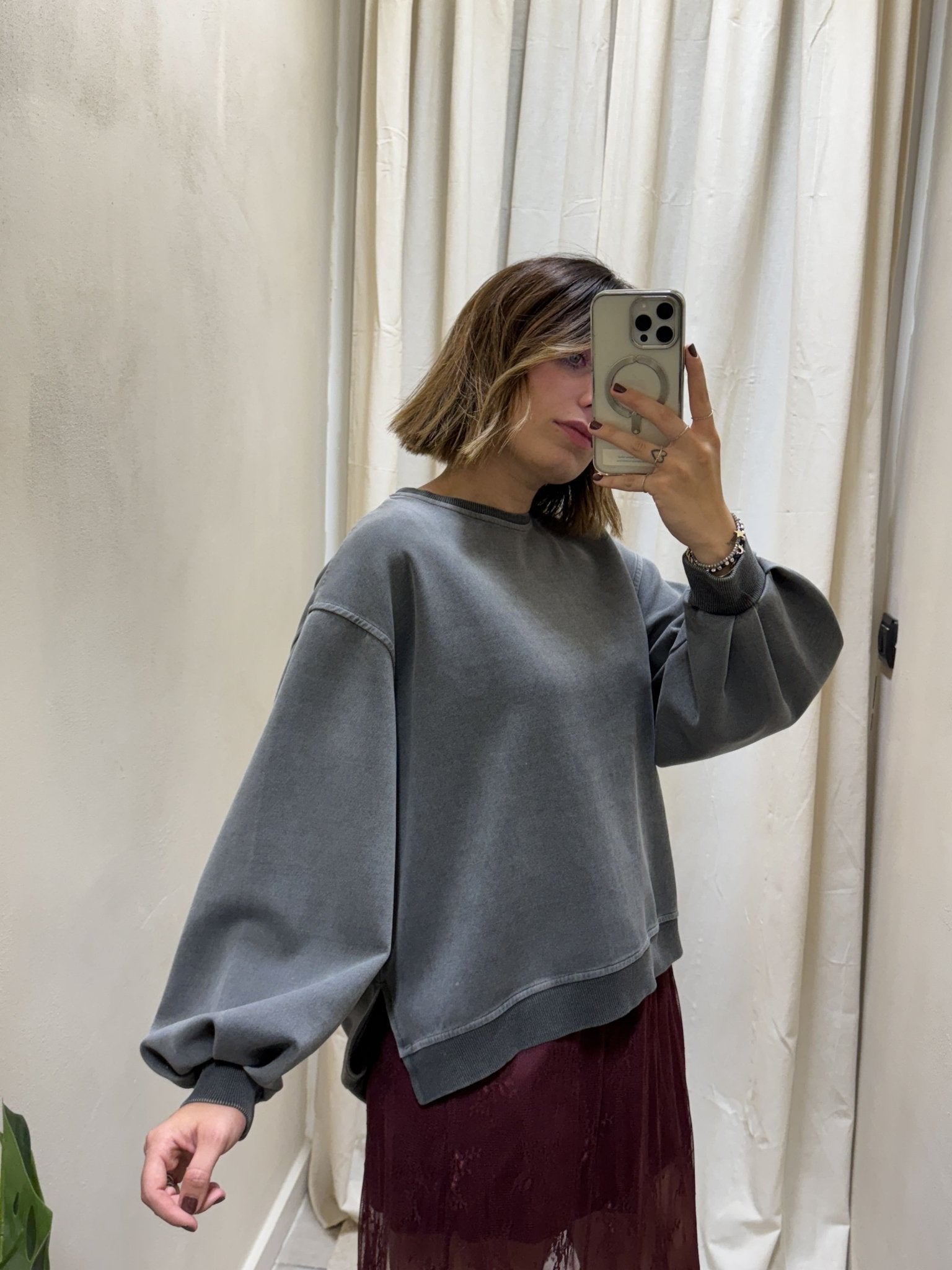 Felpa in cotone con spacchetti Tensione In - GiuGiò | Shop online