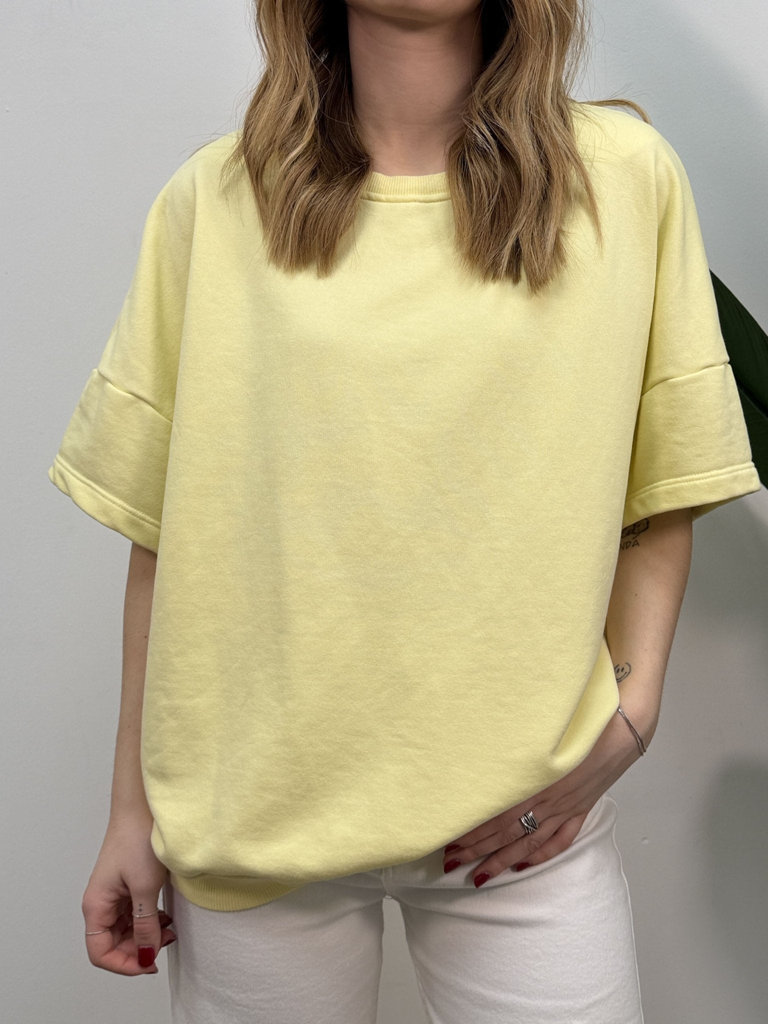 Felpa over con spalline Susy Mix - GiuGiò | Shop online