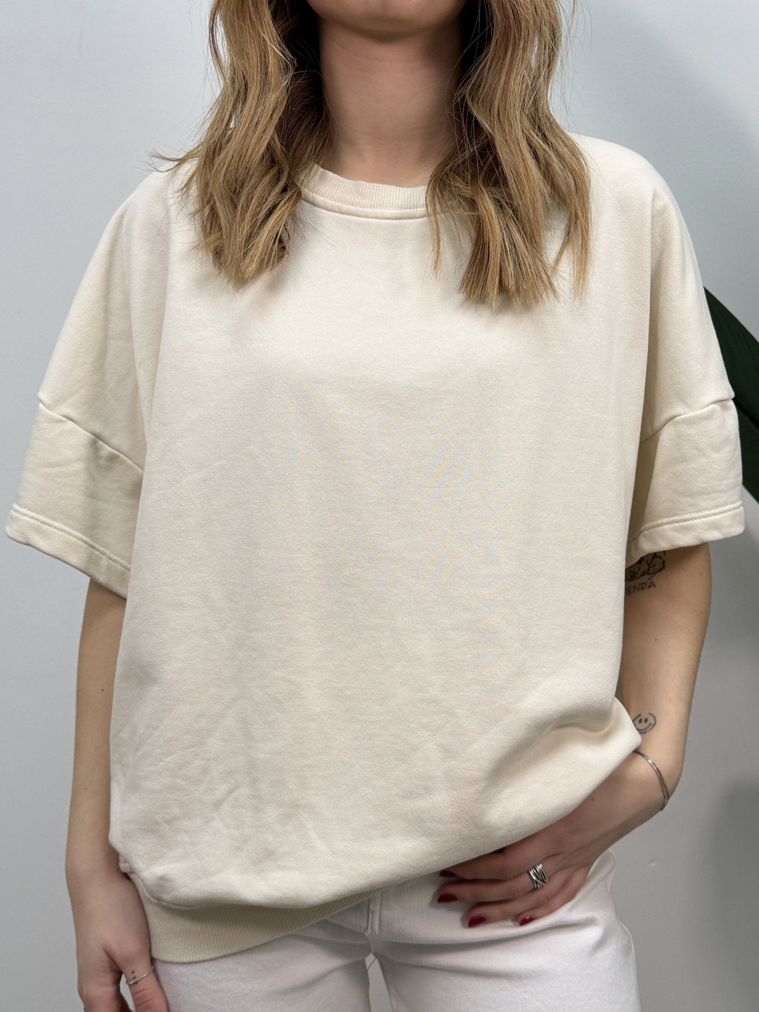 Felpa over con spalline Susy Mix - GiuGiò | Shop online