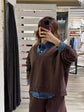 Felpa over scollo V HaveOne - GiuGiò | Shop online
