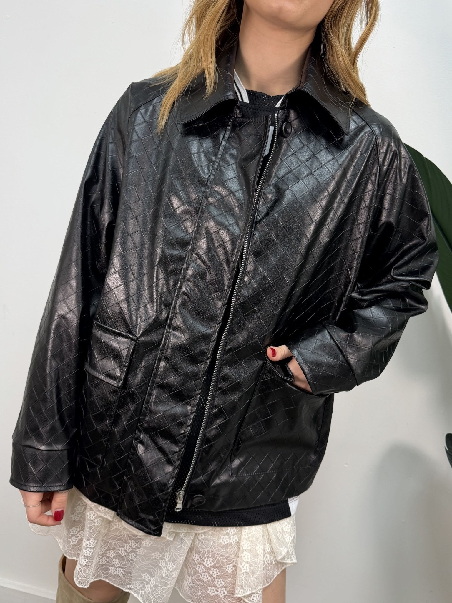 Field jacket intrecciata VICOLO - GiuGiò | Shop online