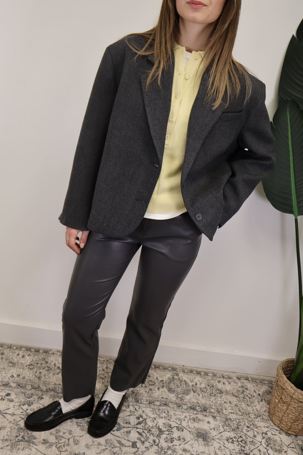 Giacca 2/4 over monopetto grigio Vicolo - GiuGiò | Shop online