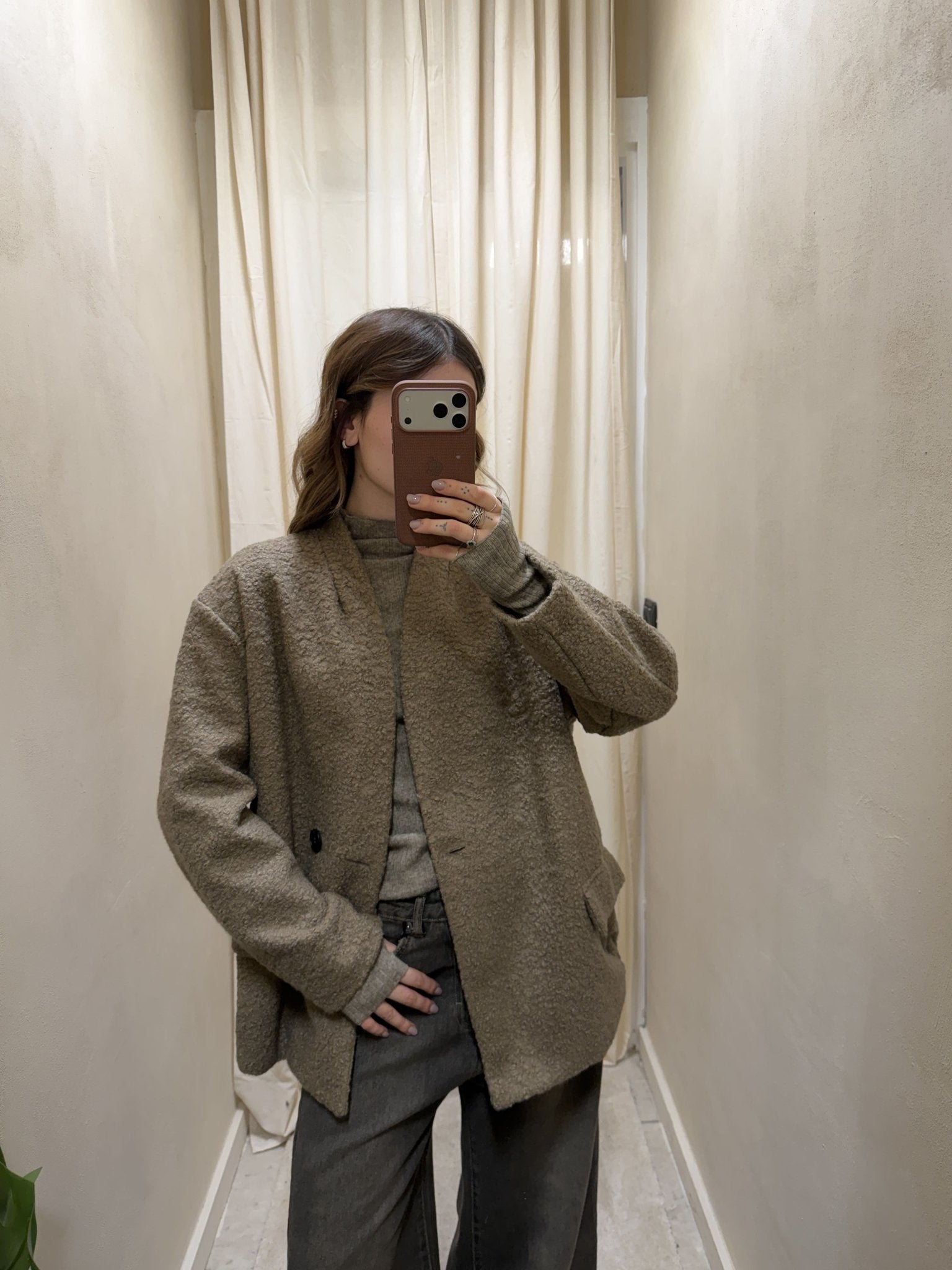 Giacca bomber bouclè over MyD - GiuGiò | Shop online