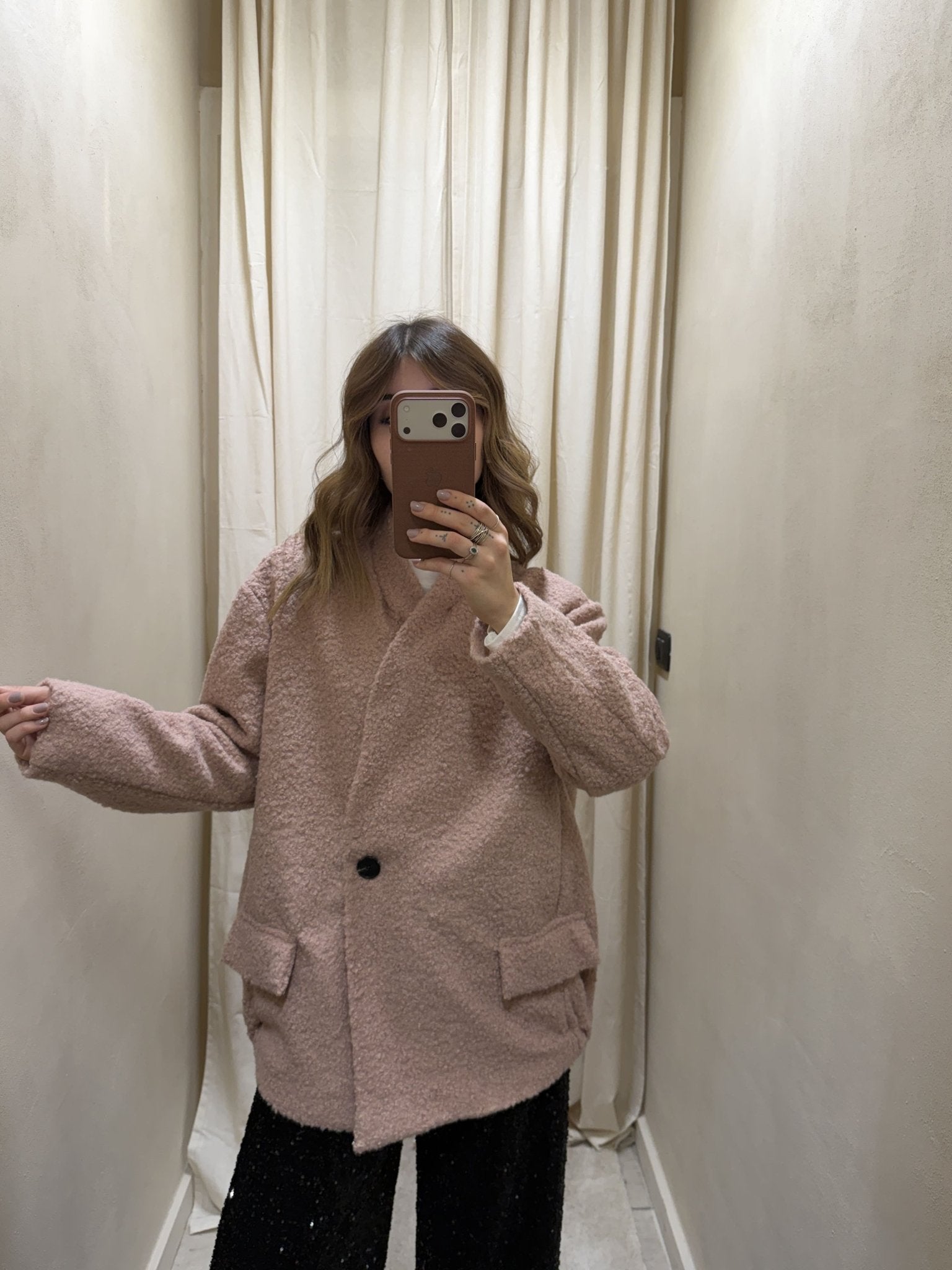 Giacca bomber bouclè over MyD - GiuGiò | Shop online