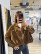 Giacca bomber eco - dainetto con spille Zahjr - GiuGiò | Shop online