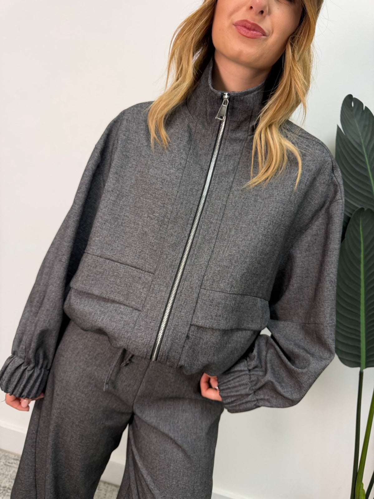 Giacca bomber in tessuto Please - GiuGiò | Shop online