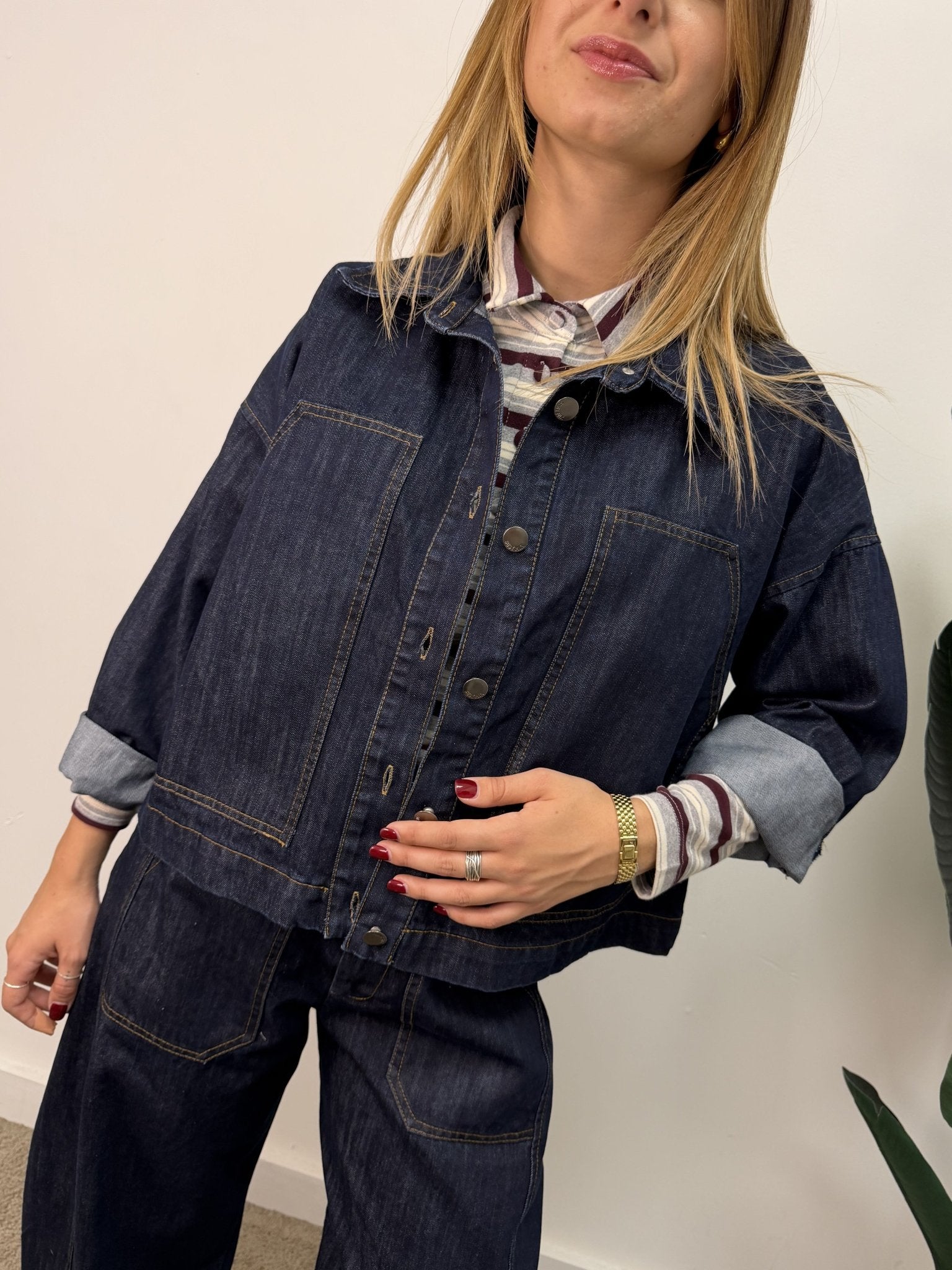 Giacca camicia di jeans Susy Mix - GiuGiò | Shop online