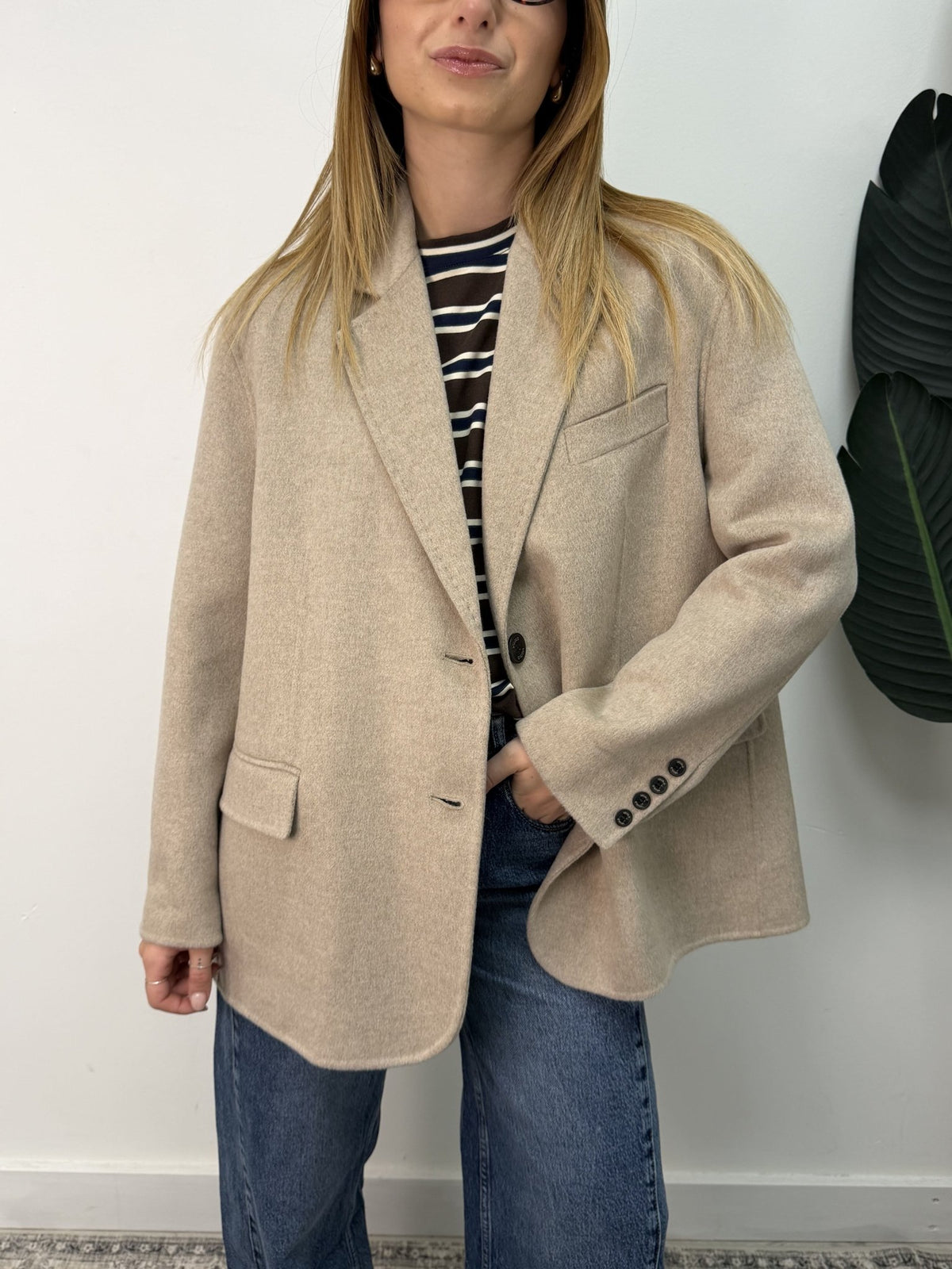 Giacca cappotto over misto lana HAND MADE Vicolo - GiuGiò | Shop online