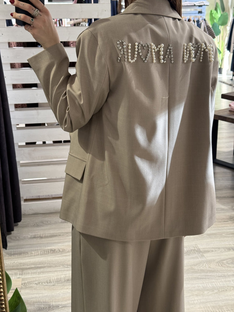 Giacca doppiopetto con strass MON AMOUR Susy Mix - GiuGiò | Shop online