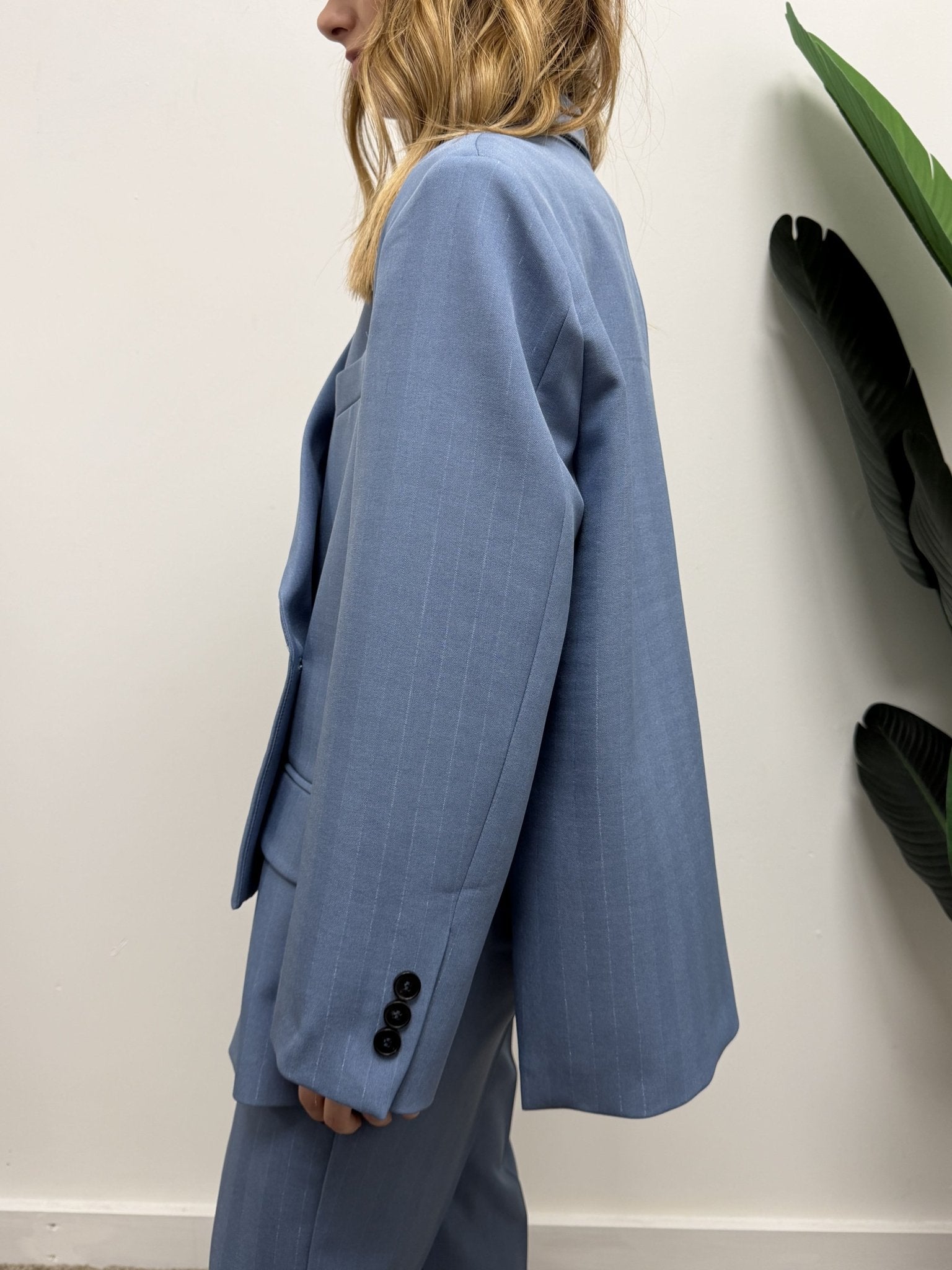 Giacca FRANKIE over gessata VICOLO - GiuGiò | Shop online
