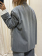 Giacca gessata con patch e polso camicia Susy Mix - GiuGiò | Shop online