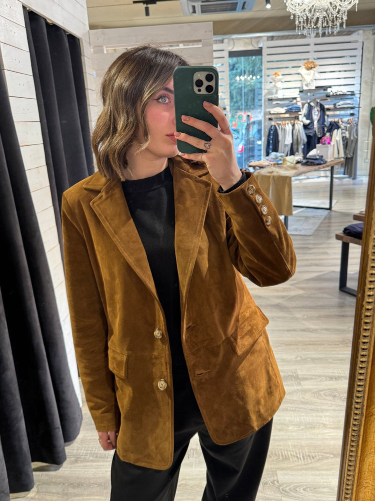 Giacca in renna monopetto Brend - GiuGiò | Shop online