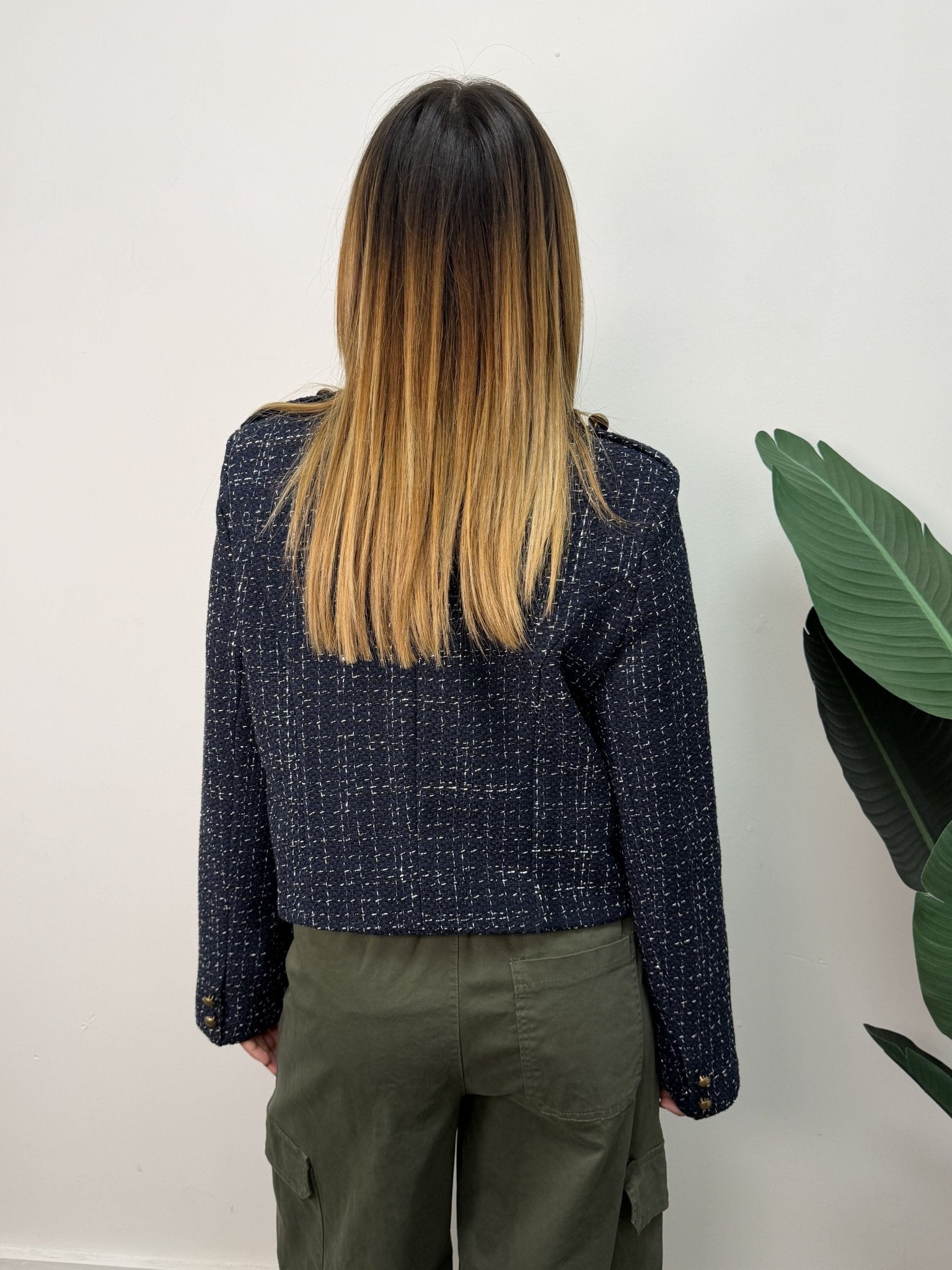 Giacca in tweed crop Napoleone MyD - GiuGiò | Shop online