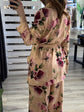Giacca kimono stampa floreale con cinta Dixie - GiuGiò | Shop online