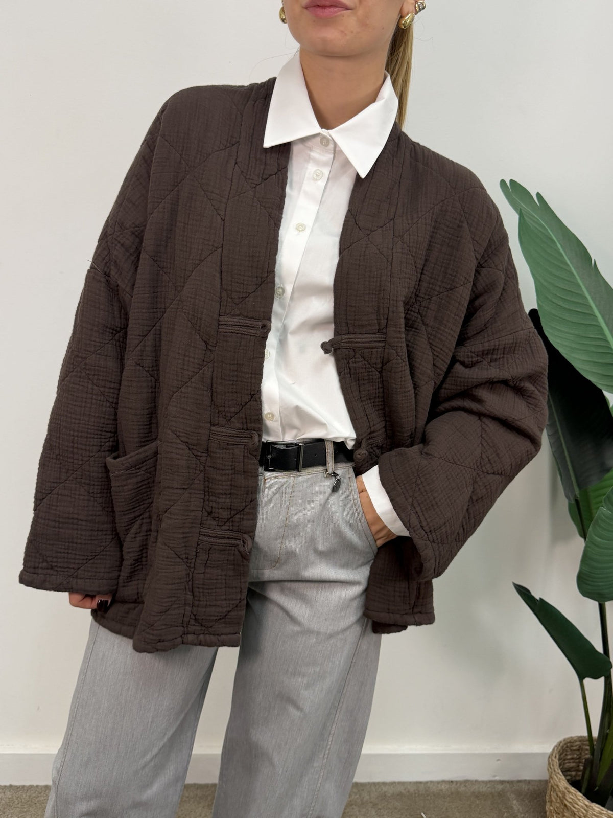Giacca kimono trapuntino con alamari MyD - GiuGiò | Shop online