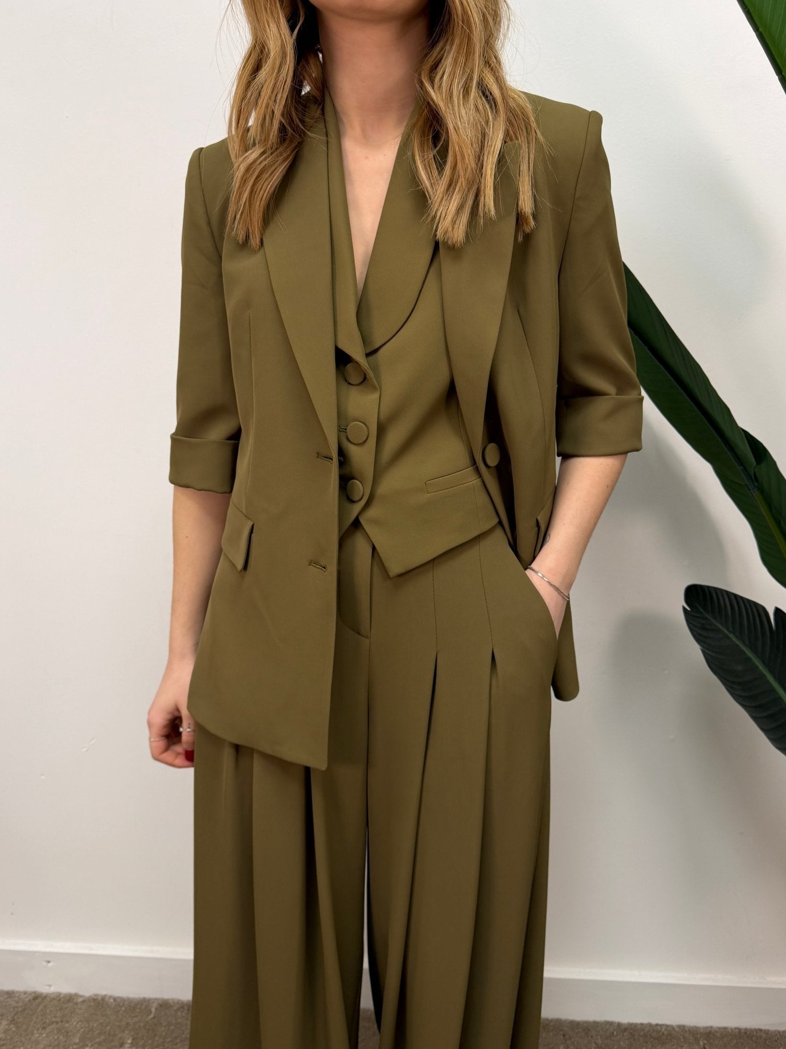 Giacca mezza manica con spacchi laterali Imperial - GiuGiò | Shop online