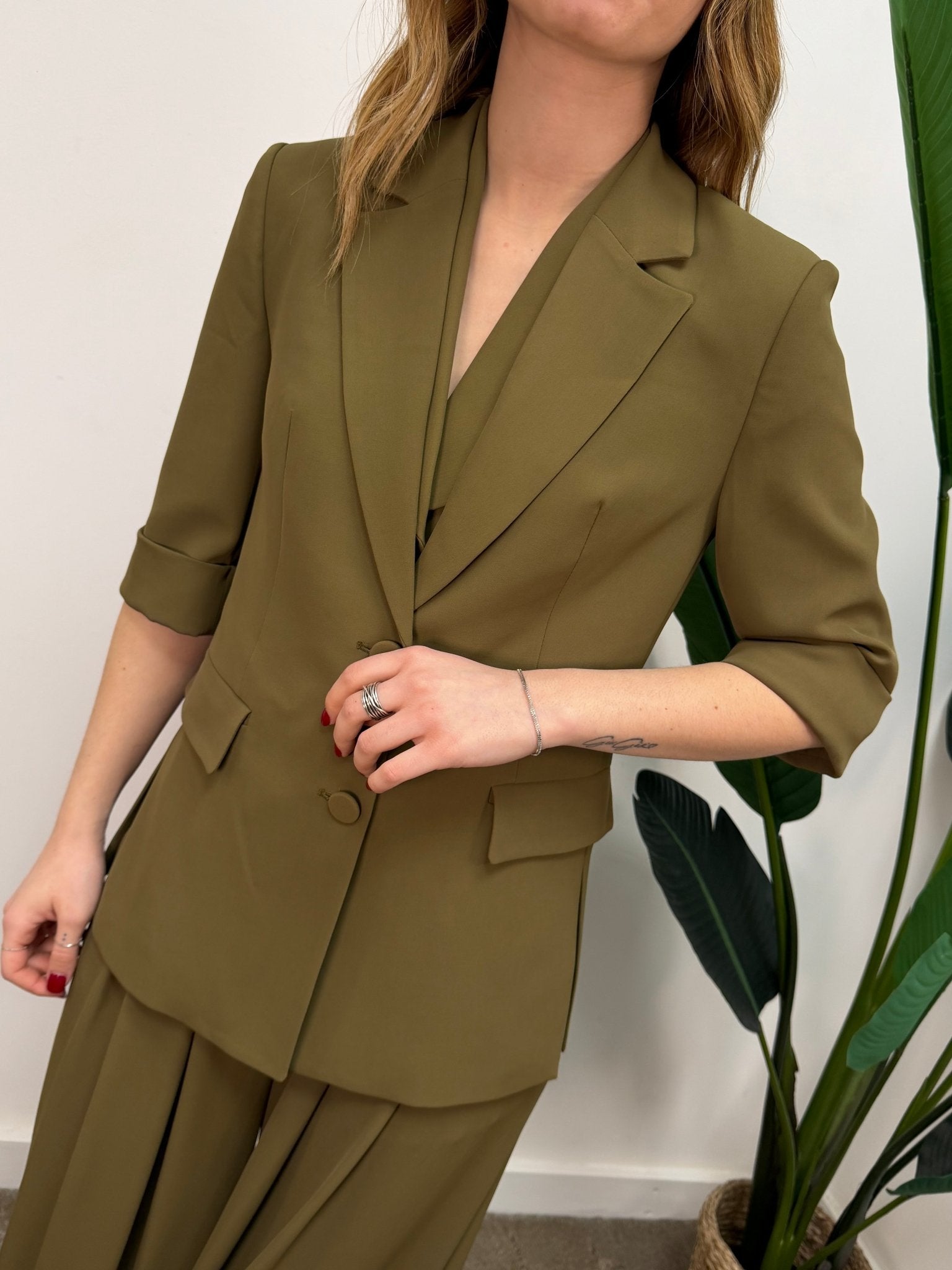 Giacca mezza manica con spacchi laterali Imperial - GiuGiò | Shop online