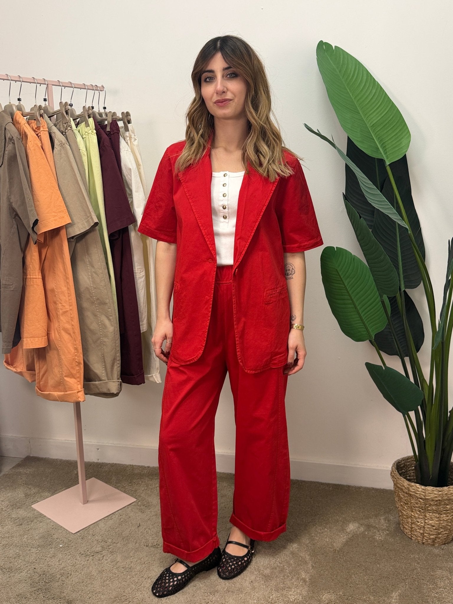 Giacca mezza manica in cotone MyD x GiuGió - GiuGiò | Shop online