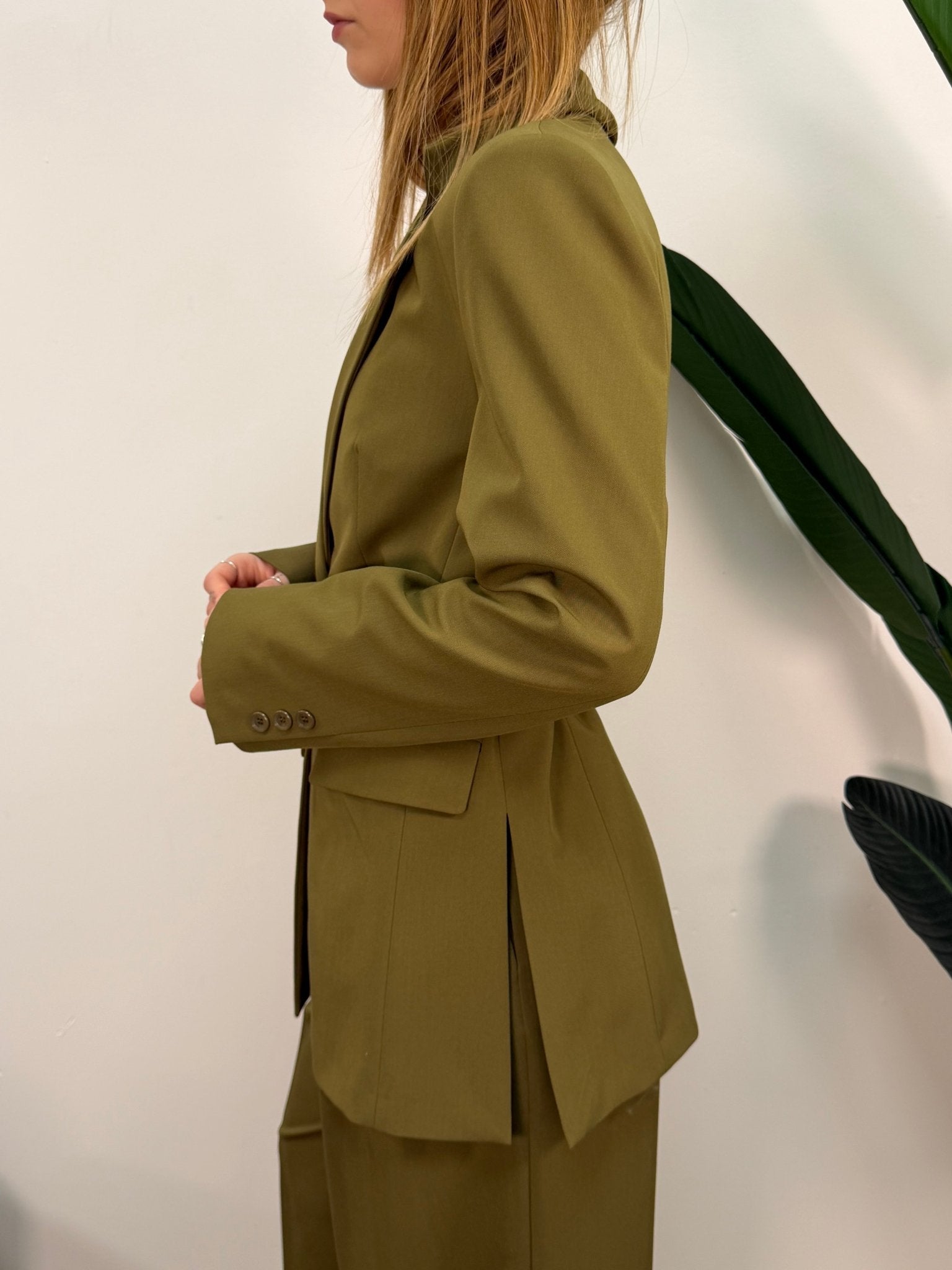 Giacca monopetto con cintura Imperial - GiuGiò | Shop online