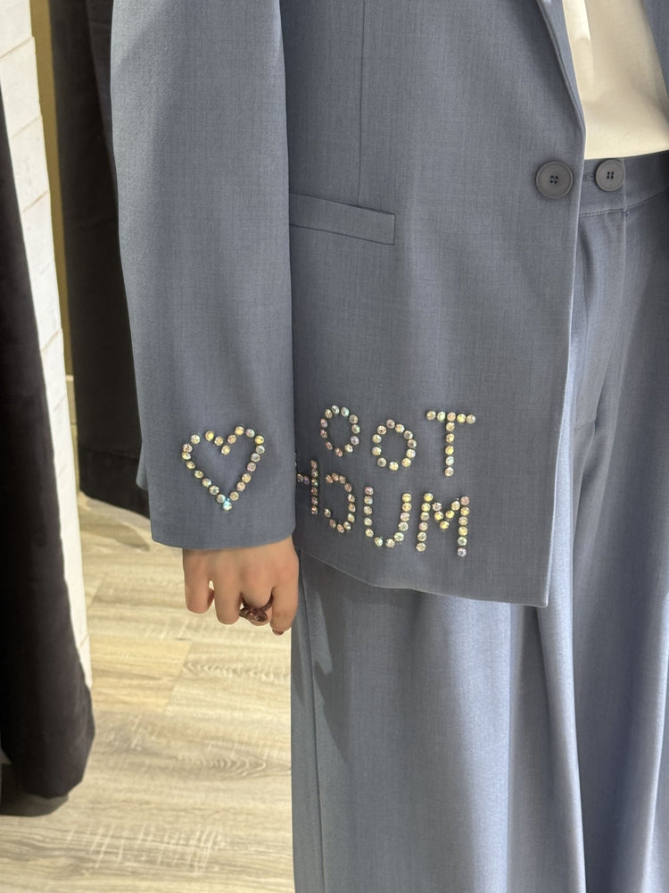 Giacca monopetto con strass TOO MUCH Susy Mix - GiuGiò | Shop online
