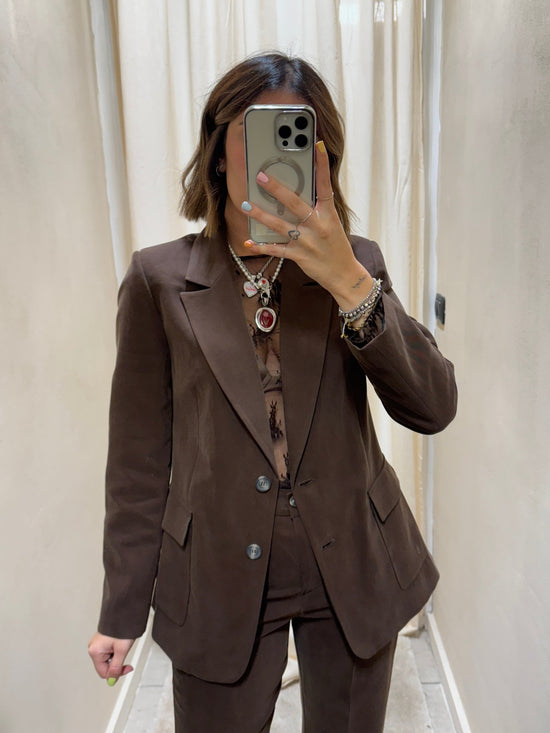 Giacca monopetto in cupro Please - GiuGiò | Shop online