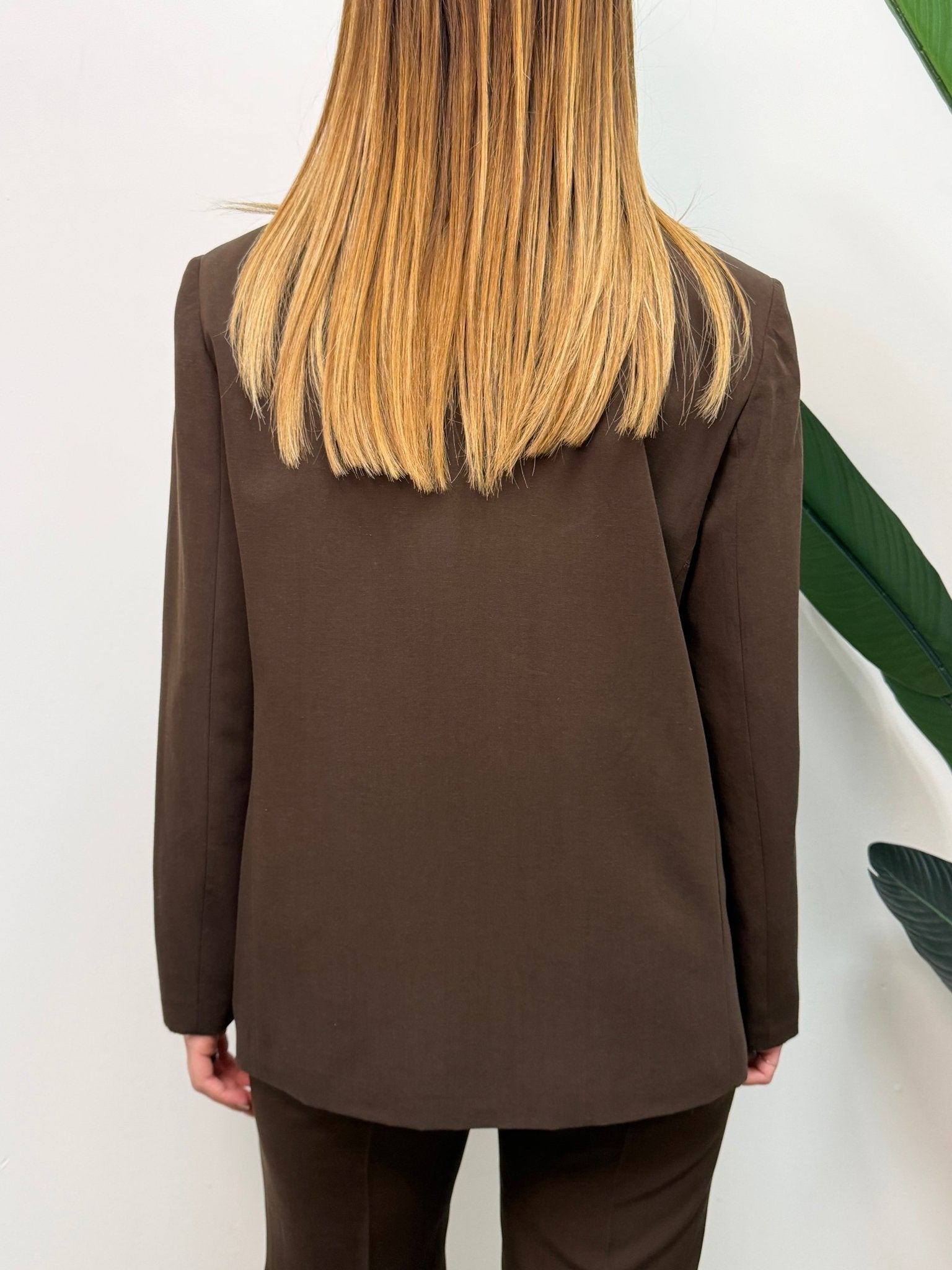 Giacca monopetto in lyocell un bottone Please - GiuGiò | Shop online