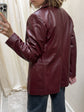Giacca monopetto oversize in vera pelle My - d - GiuGiò | Shop online