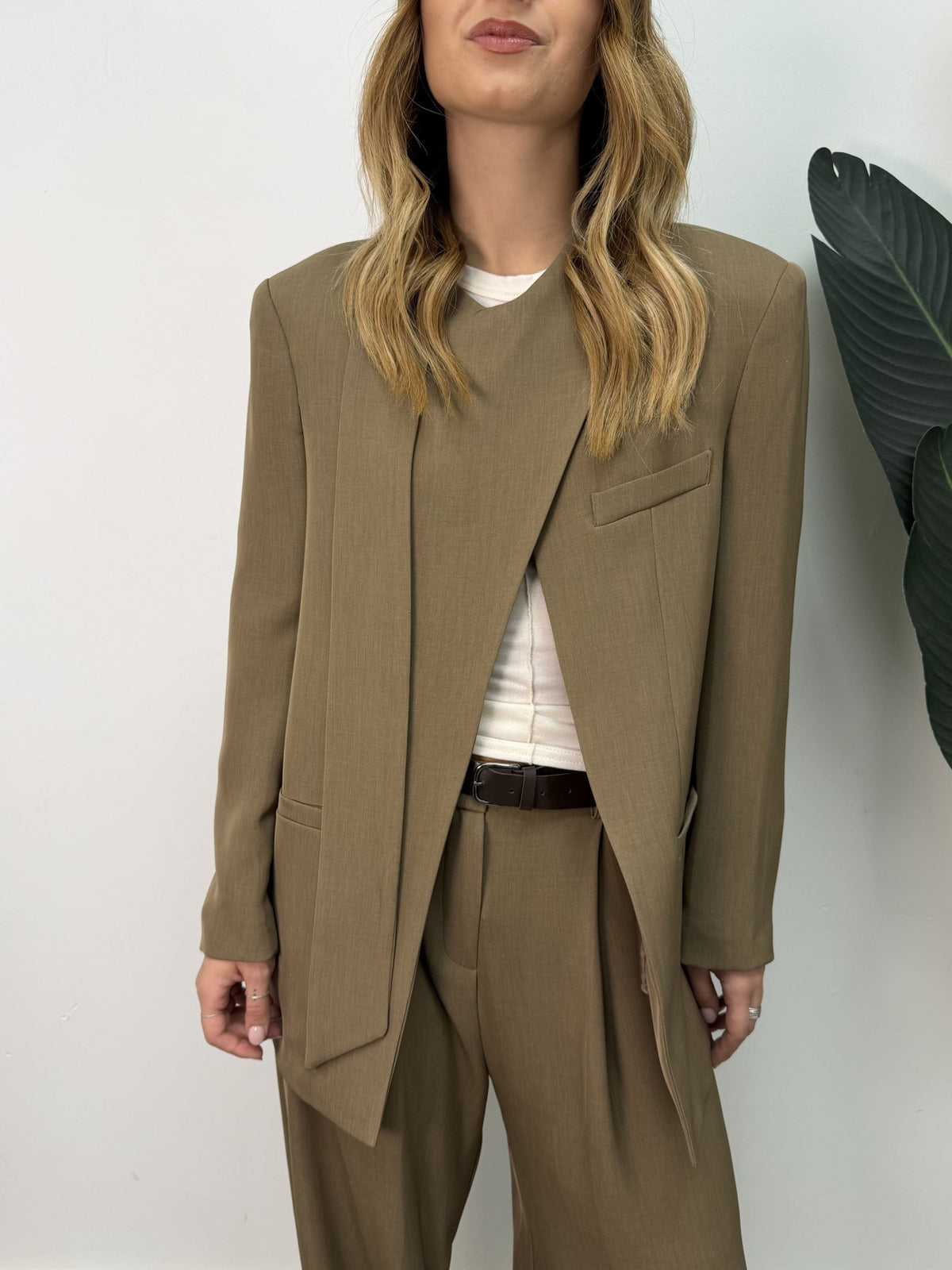 Giacca over con fusciacca al collo HaveOne - GiuGiò | Shop online