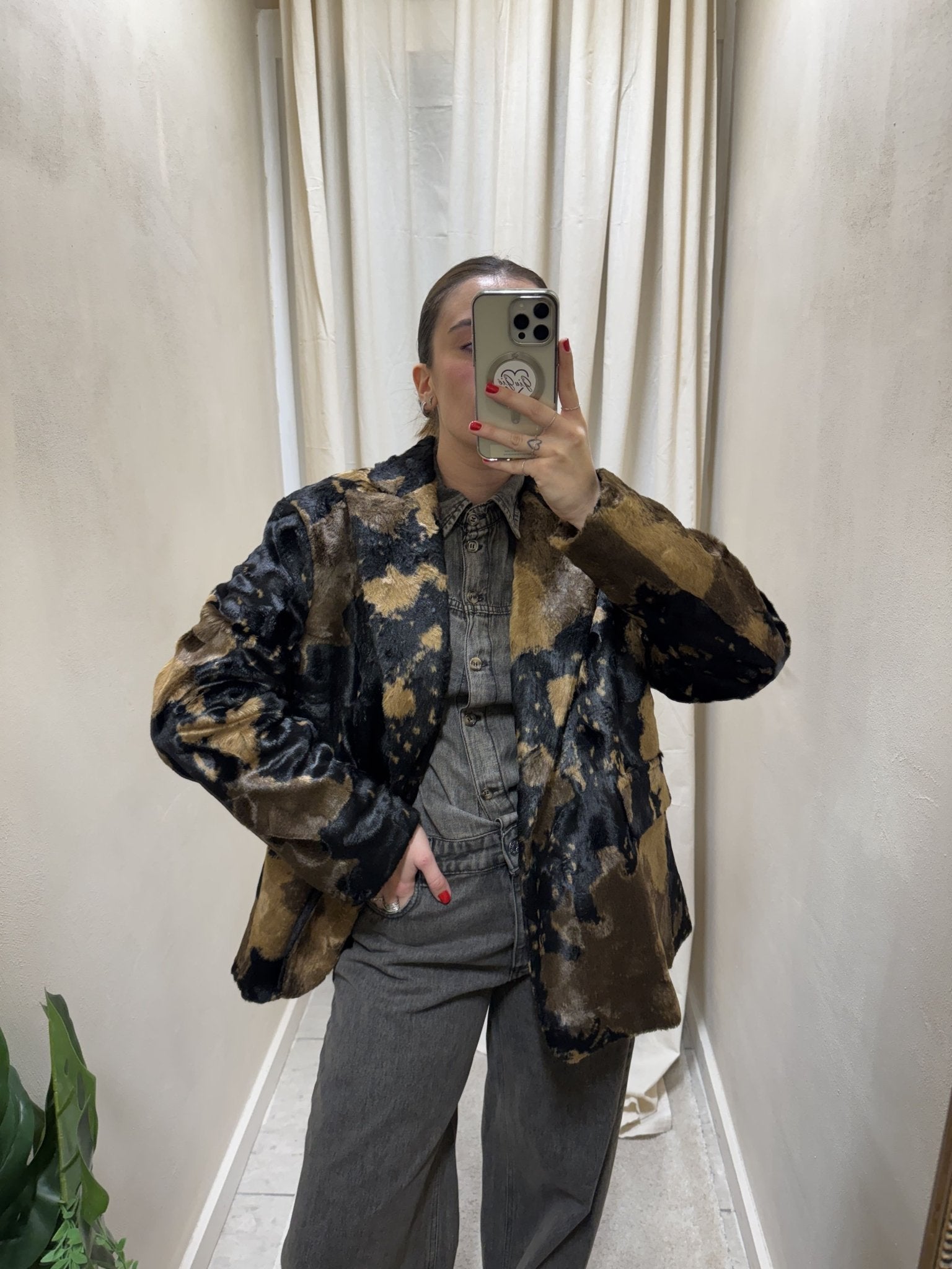 Giacca over in cavallino muccato HaveOne - GiuGiò | Shop online