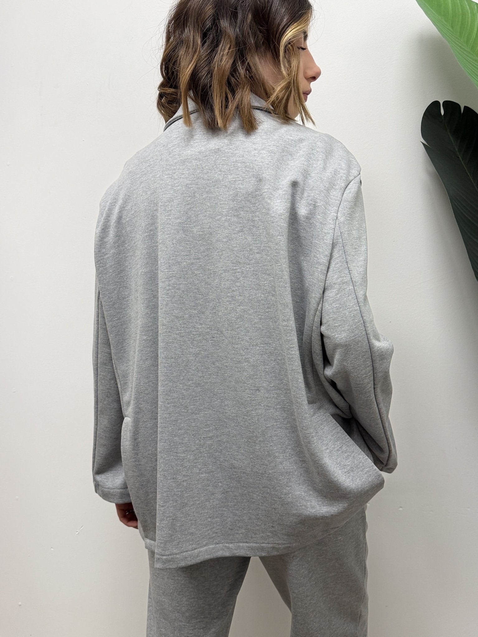 Giacca over in felpa garzata MyD - GiuGiò | Shop online