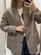 Giacca over in principe di Galles con spille Dixie - GiuGiò | Shop online