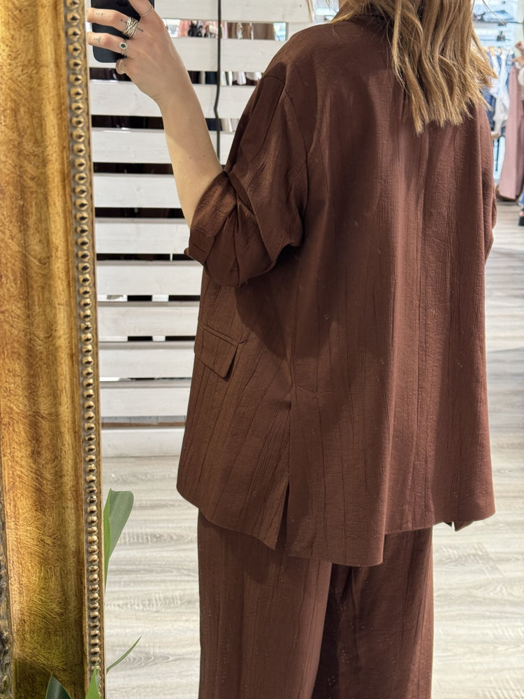 Giacca over in viscosa con spilla Tensione In - GiuGiò | Shop online