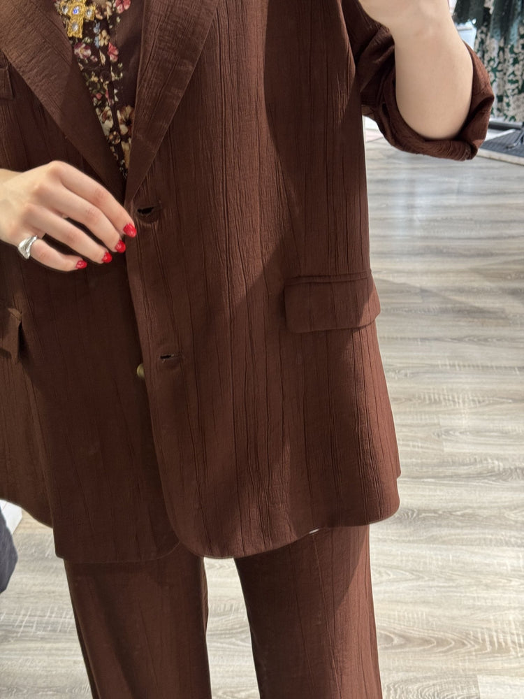 Giacca over in viscosa con spilla Tensione In - GiuGiò | Shop online