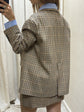 Giacca over micro check con spilla teddy Dixie - GiuGiò | Shop online