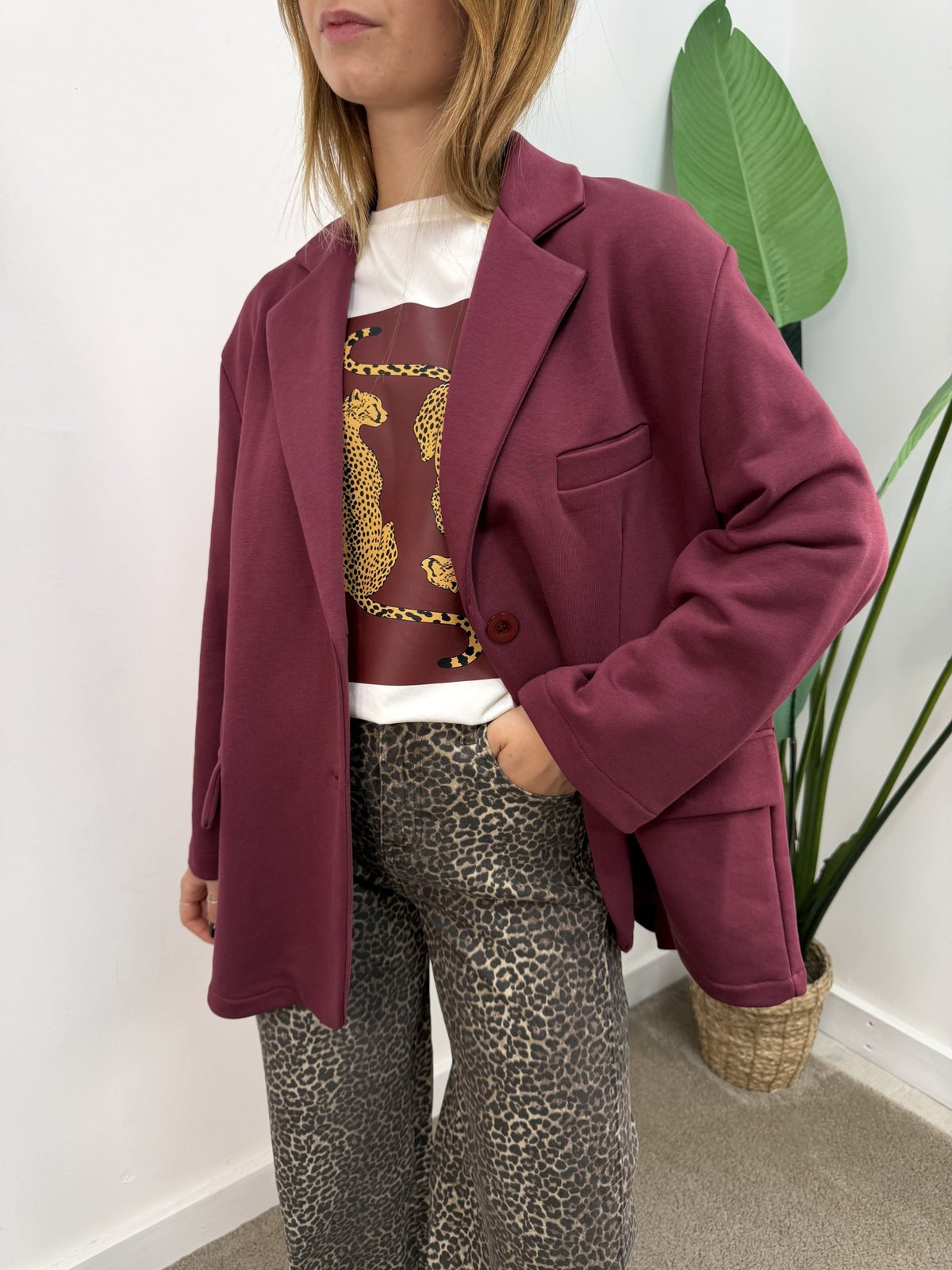 Giacca over monopetto in felpa MyD - GiuGiò | Shop online
