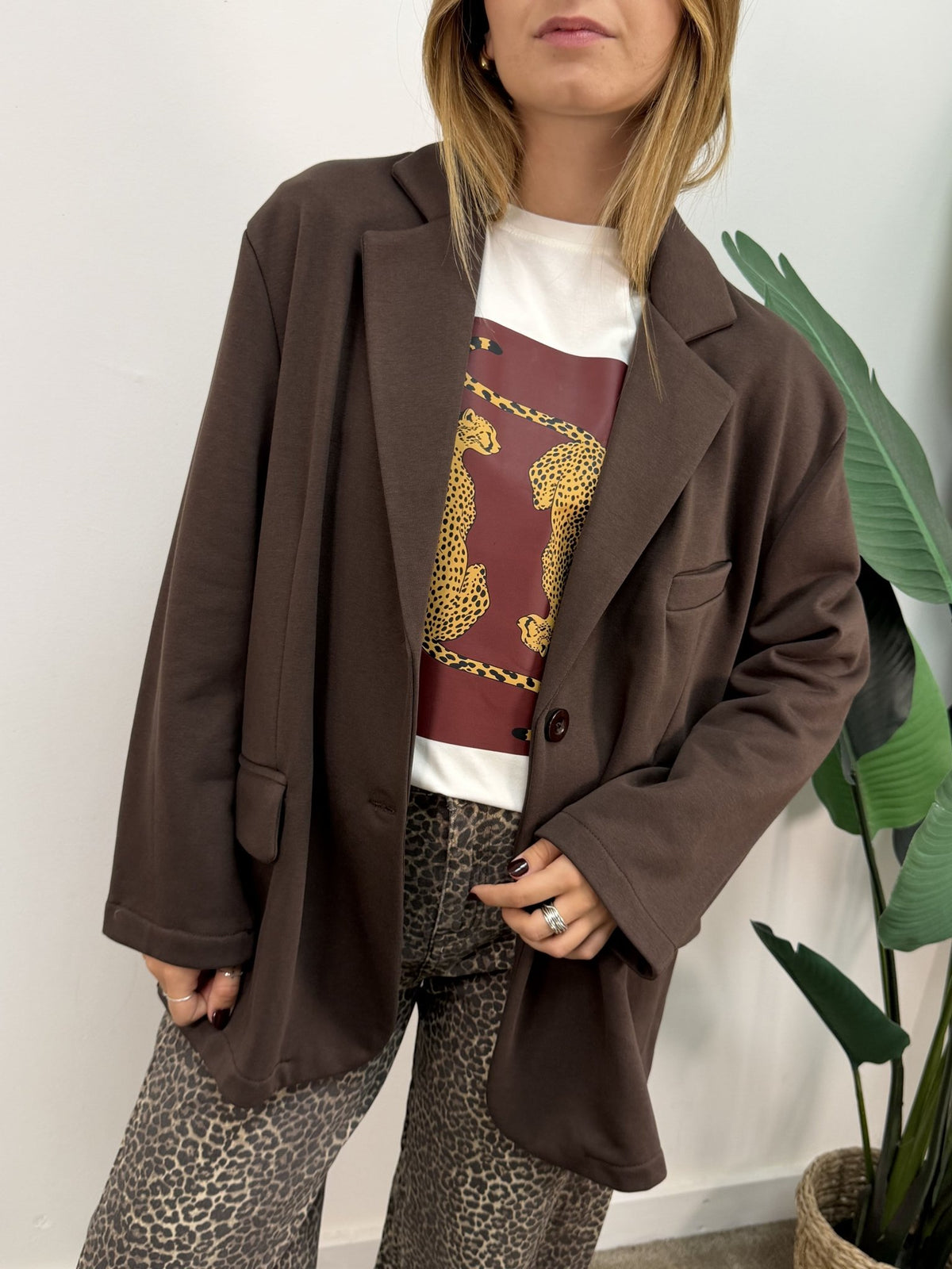 Giacca over monopetto in felpa MyD - GiuGiò | Shop online