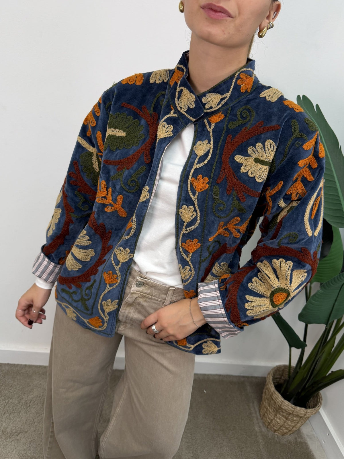 Giacca Samira con ricami Nalì - GiuGiò | Shop online