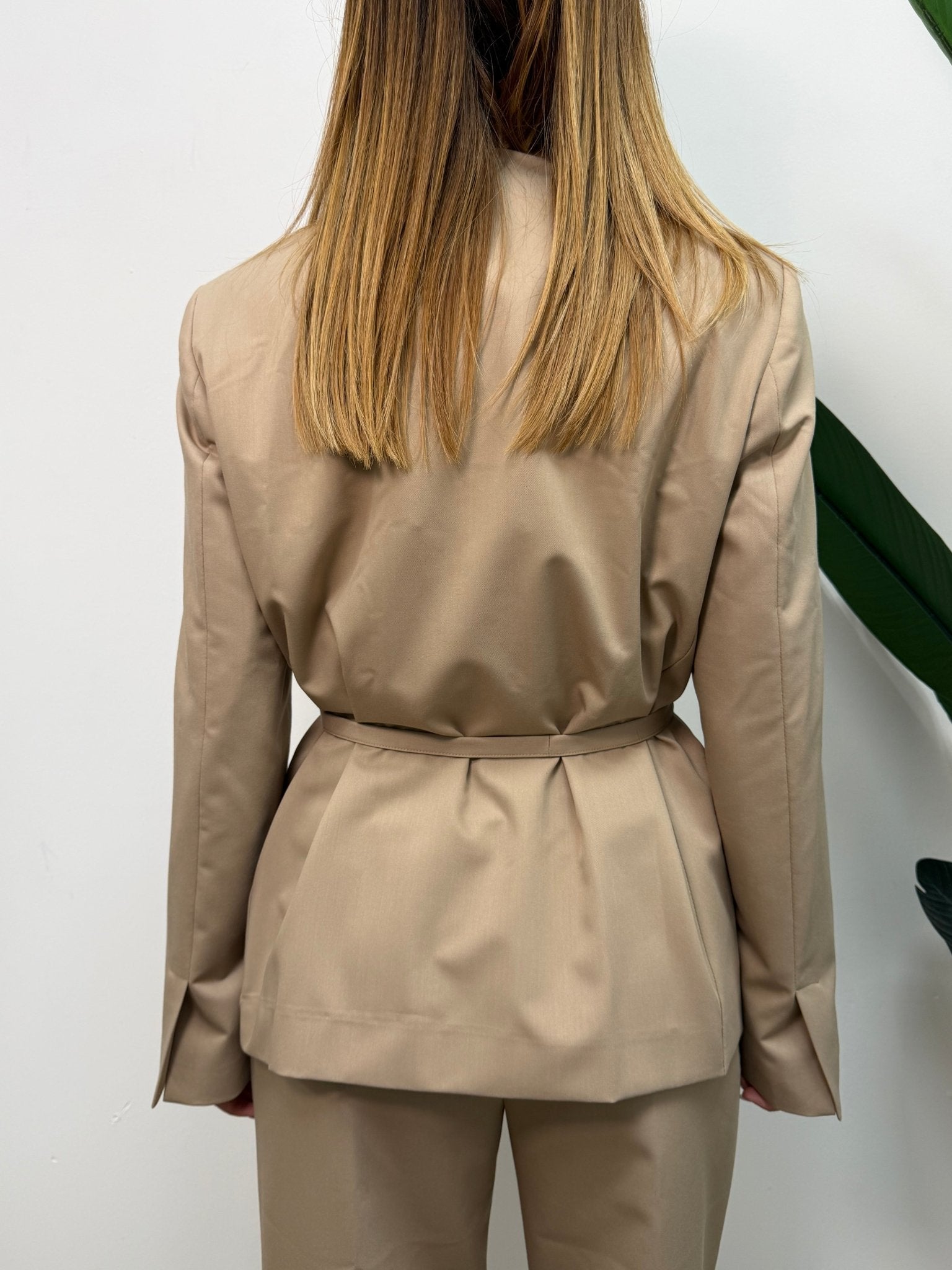 Giacca scollo V con fusciacca Please - GiuGiò | Shop online