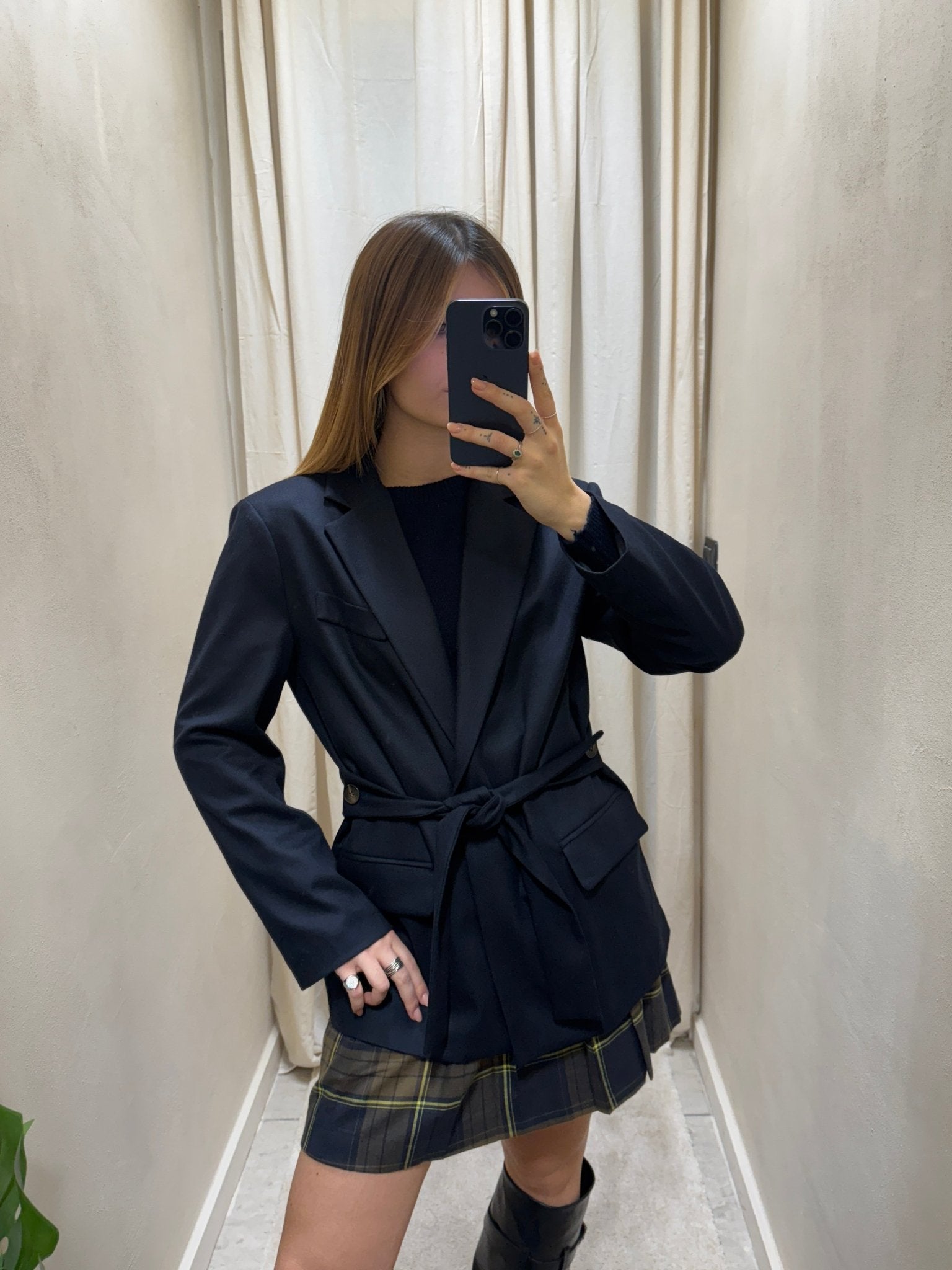 Giacca strutturata con fusciacca Tensione In - GiuGiò | Shop online