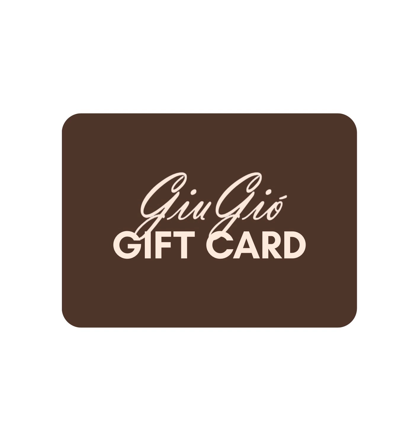 Gift card GiuGió - GiuGiò | Shop online