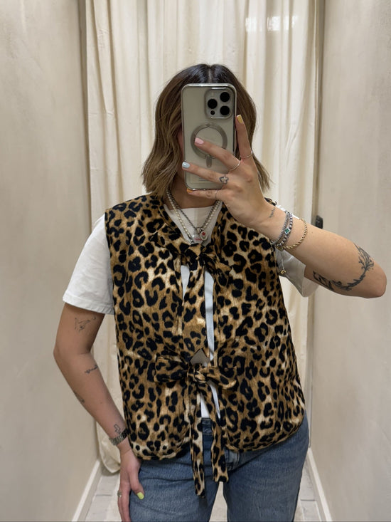 Gilet a microcostina maculato Tensione In - GiuGiò | Shop online