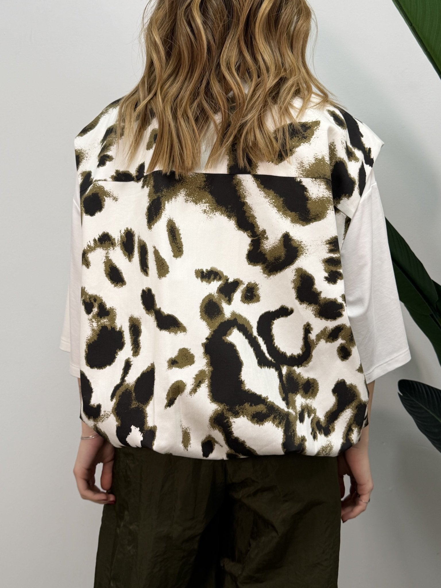 Gilet bomber over stampa animalier Imperial - GiuGiò | Shop online