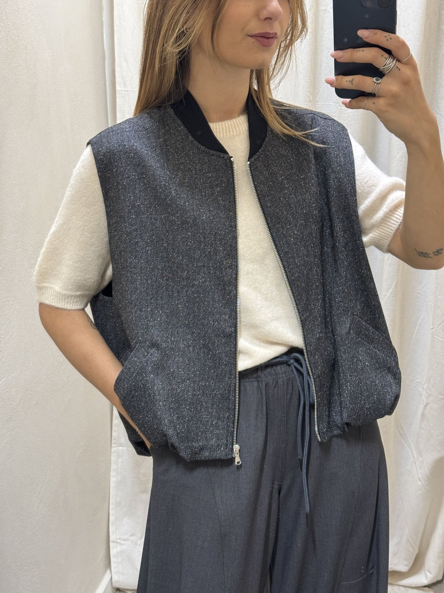 Gilet bomber palloncino sale e pepe Dixie - GiuGiò | Shop online
