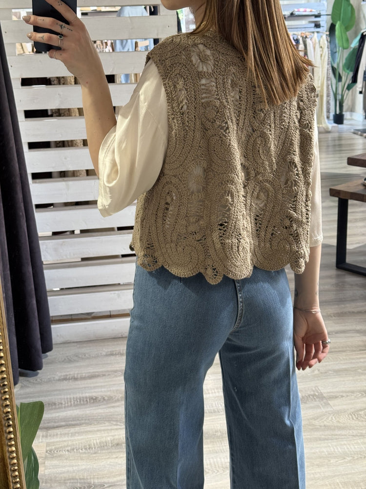 Gilet canotta in crochet Tensione In - GiuGiò | Shop online