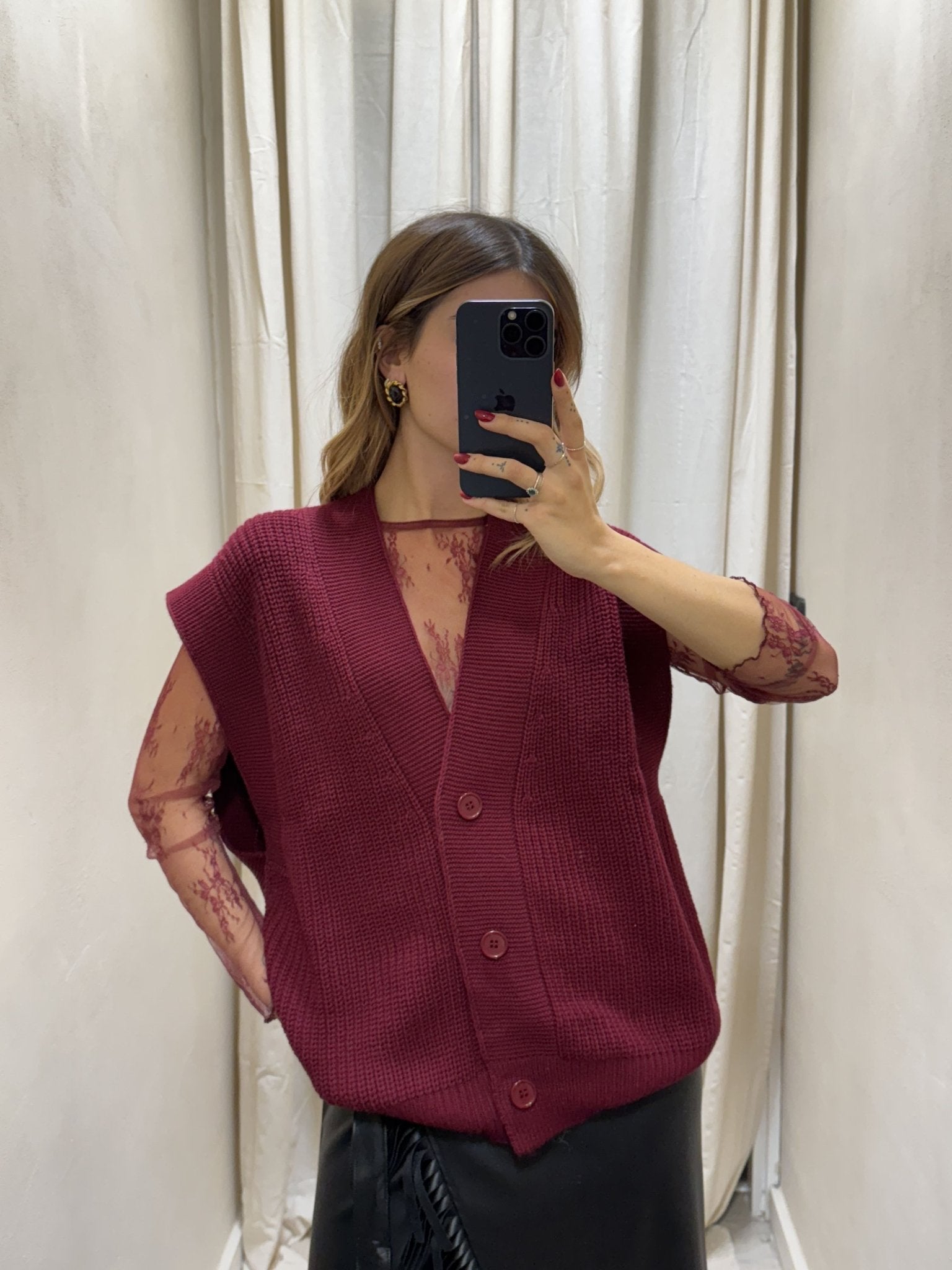 Gilet cardigan a costa inglese Susy Mix - GiuGiò | Shop online
